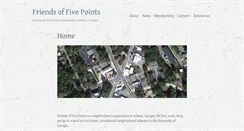 Desktop Screenshot of friendsoffivepoints.org